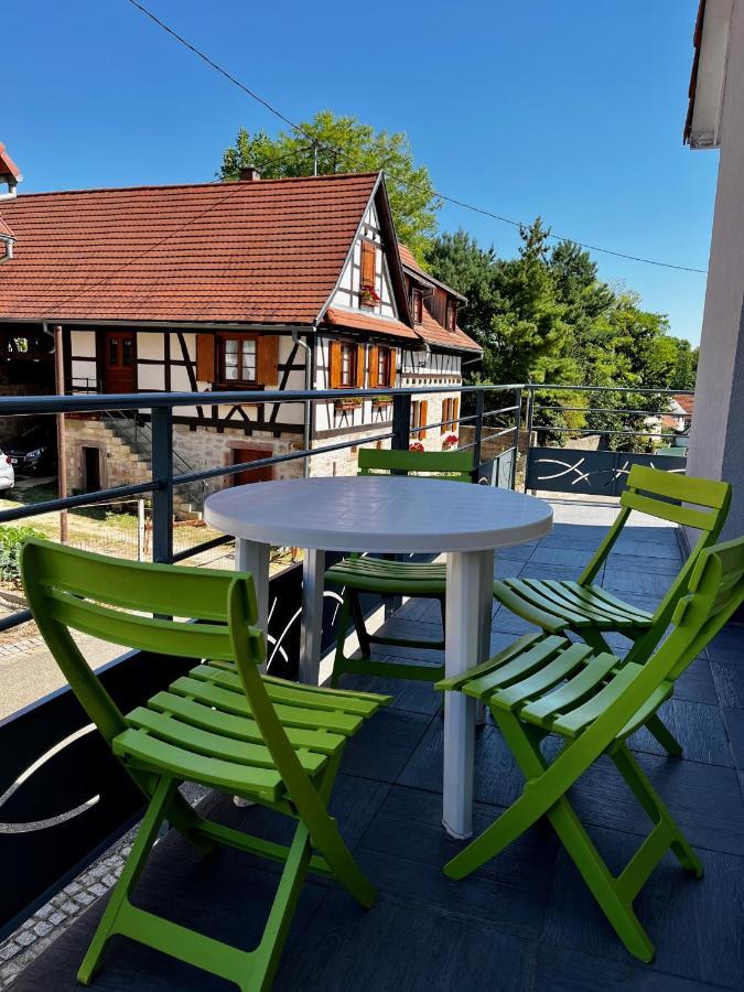 Elsasslogie Im Winzerdorf Appartement Cleebourg Buitenkant foto